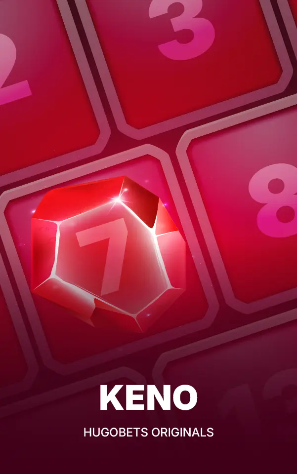 Interface de jeu Keno sur Hugobets.eu