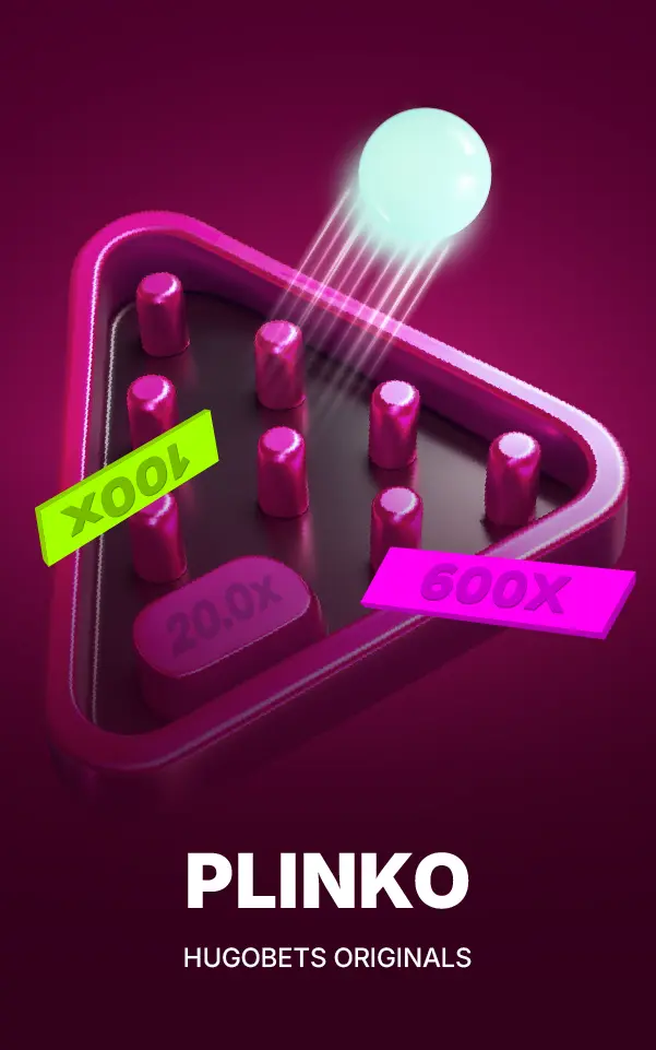 Jeu Plinko sur HugoBets